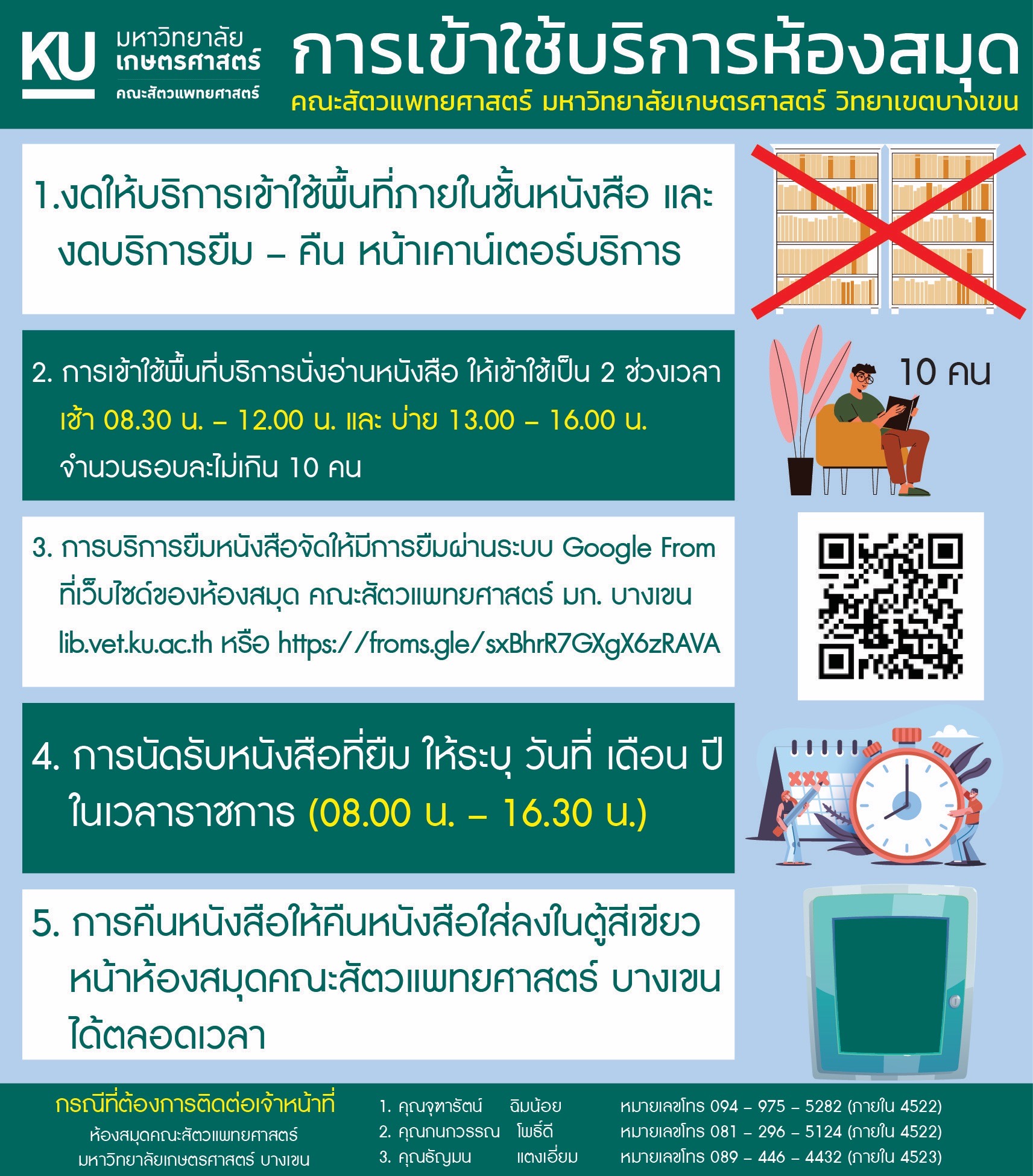 การเข้าใช้บริการห้องสมุด